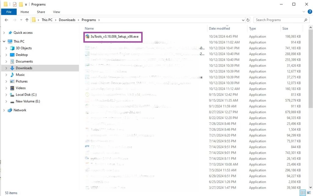 3uTools — screenshot 1
